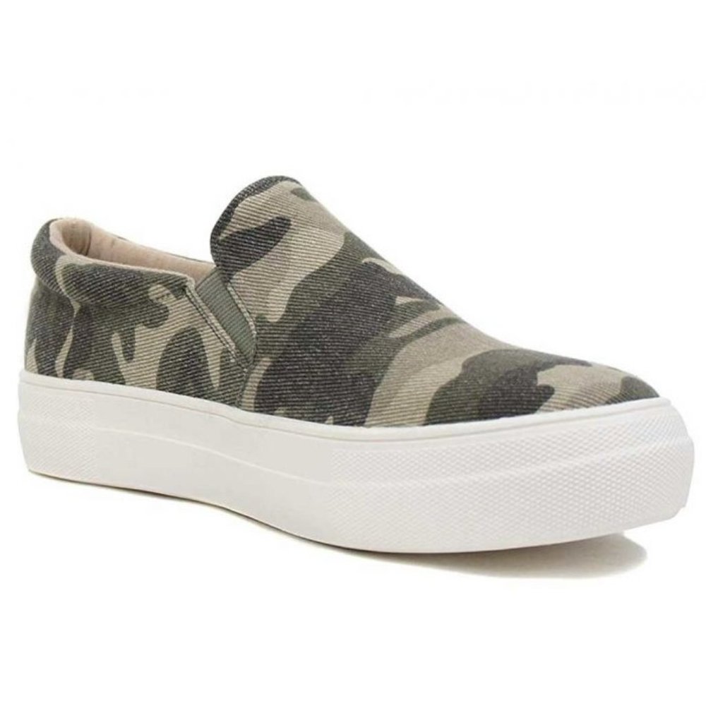 light Camo Slip on sneakers